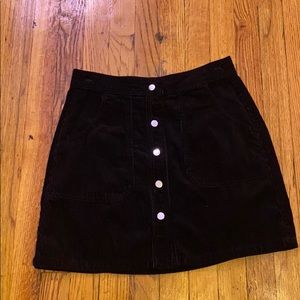 Black Cotton On Skirt